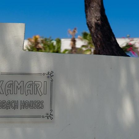 Kamari Beach Houses With Balcony And Garden Exteriör bild